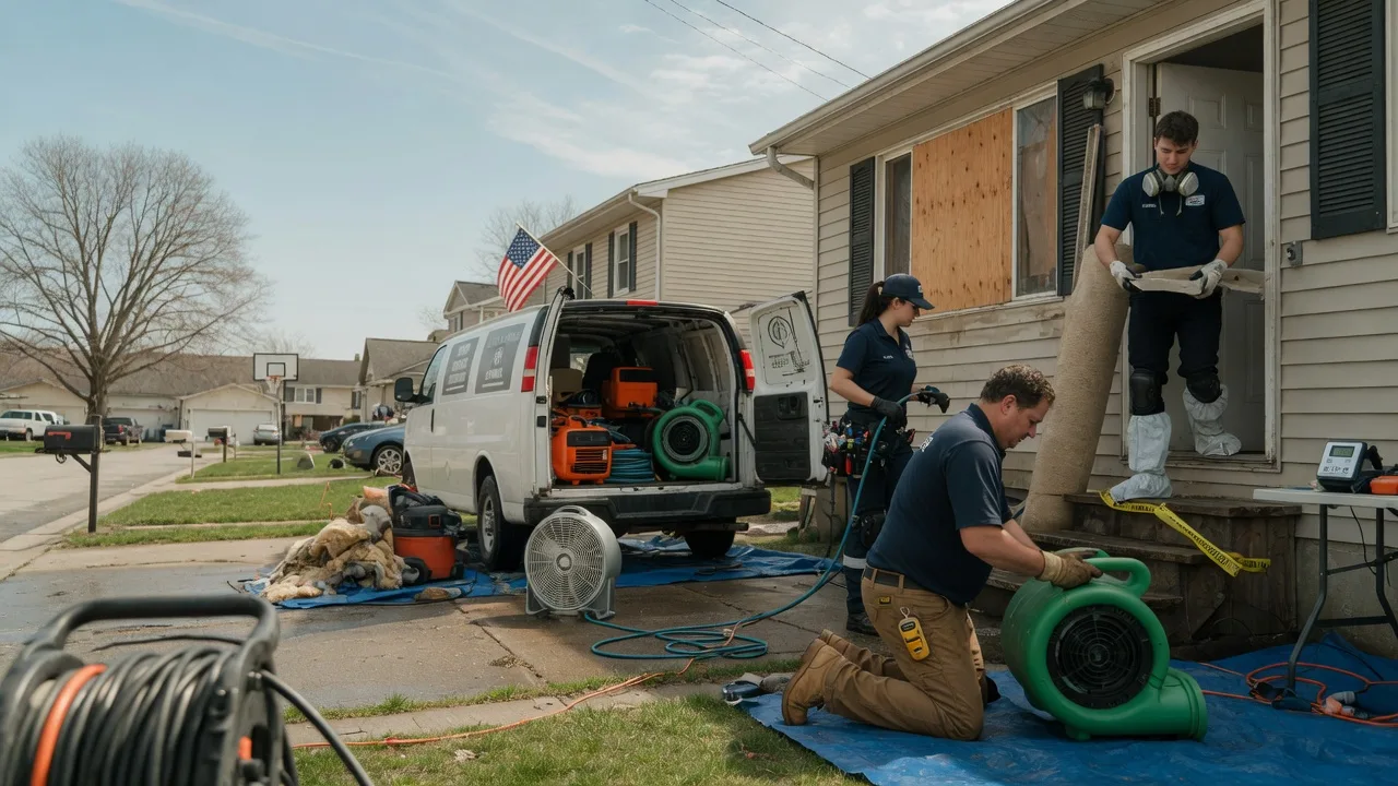 Water Damage Restoration in Sigel, IL near me